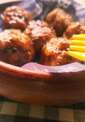 遠足！免疫アップ！豆苗入りミートボール！-レシピのメイン写真