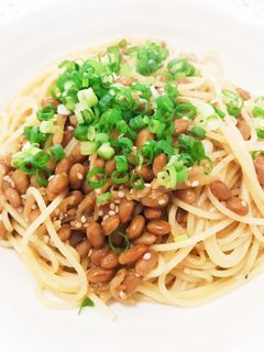 納豆と生姜の和風パスタ-レシピのメイン写真