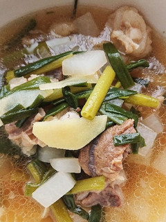 ホットクックで牛すじ肉のスープ-レシピのメイン写真
