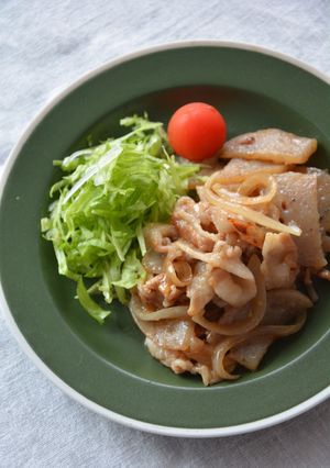 豚肉とこんにゃくの生姜炒め-レシピのメイン写真