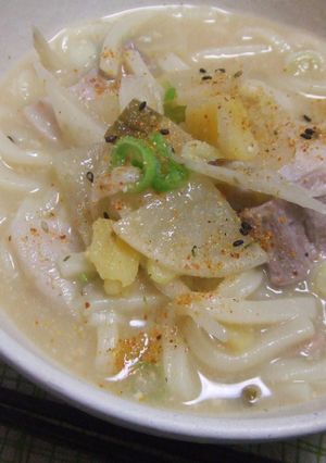 ☆残り物アレンジ☆豚汁煮込みうどん-レシピのメイン写真