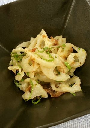 れんこんの梅和え-レシピのメイン写真
