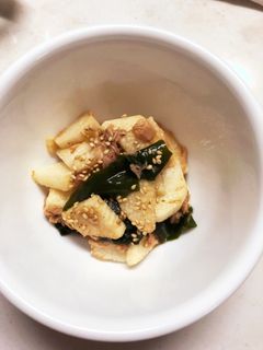 超簡単!長芋とわかめのツナ和え-レシピのメイン写真
