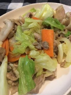 簡単 豚こま肉のカレー炒め-レシピのメイン写真