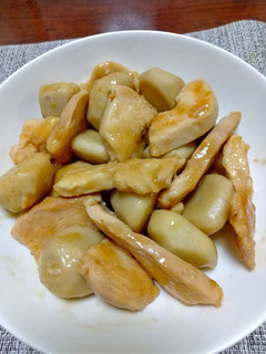 里いもと鶏むね肉の煮物-レシピのメイン写真