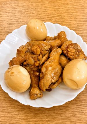 フライパンで簡単♪手羽元のさっぱり酢煮-レシピのメイン写真