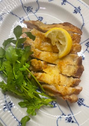 パリパリチキン・レモンバターソース-レシピのメイン写真
