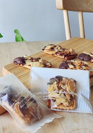 レンジでアーモンドクッキー☆フロランタン-レシピのメイン写真