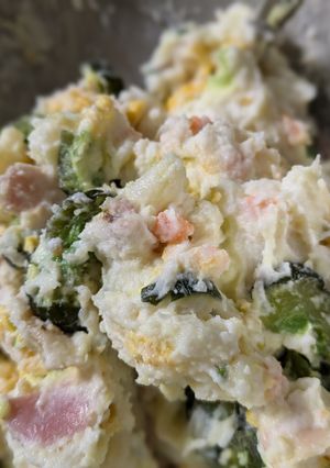 ひと手間で業スーのポテトサラダを家庭の味-レシピのメイン写真