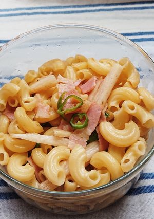 長芋とマカロニのしょうゆバター炒め-レシピのメイン写真