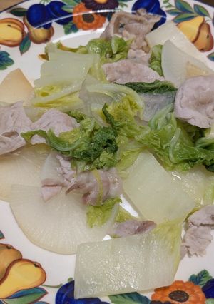 簡単！豚肉と野菜の塩蒸し-レシピのメイン写真