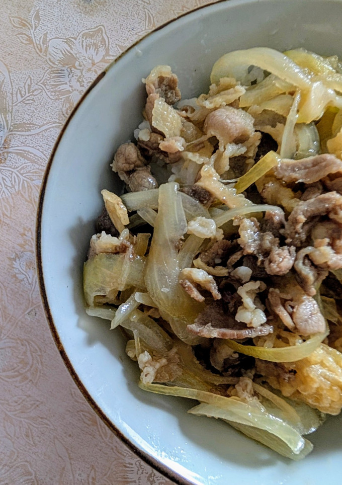とっても簡単★白だし牛丼-レシピのメイン写真