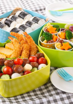 運動会ミートボール弁当　-レシピのメイン写真