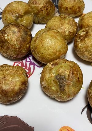タコ不要たこ焼き①(カレー粉)-レシピのメイン写真