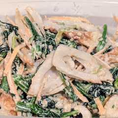 【常備菜・副菜メモ用】ほうれん草とちくわ-レシピのメイン写真