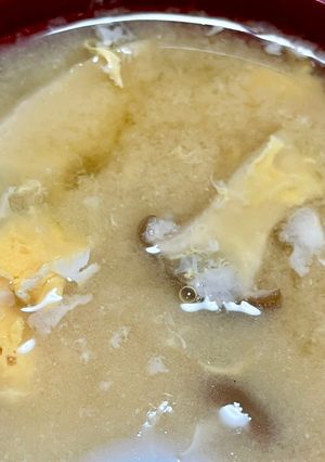 エリンギと卵の味噌汁-レシピのメイン写真