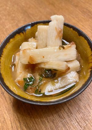 簡単！山芋の梅肉おかか和え☆ご飯にピッタリ！-レシピのメイン写真