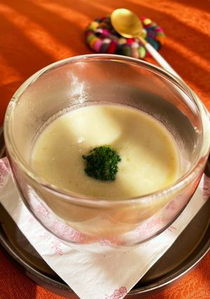 ネギと里芋の豆乳スープ-レシピのメイン写真