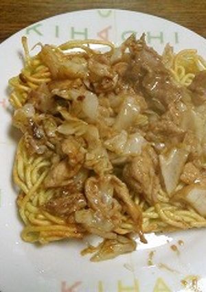ソース味のバリそば-レシピのメイン写真