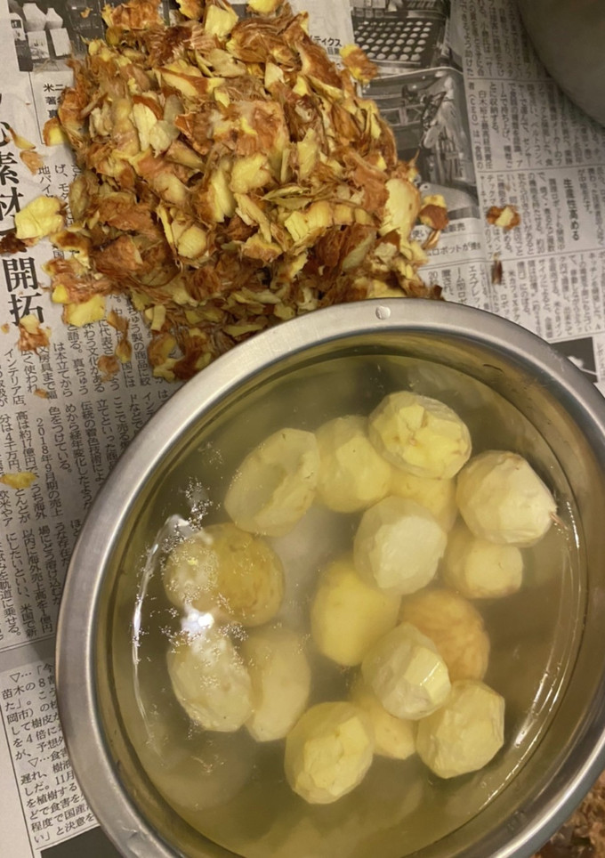 栗の皮剥き-レシピのメイン写真