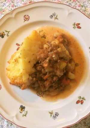 カレー味☆挽肉とじゃがいものオーブン焼き-レシピのメイン写真
