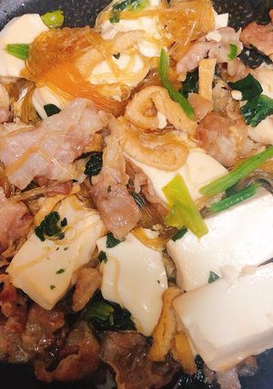 かんたん春雨入り肉豆腐-レシピのメイン写真