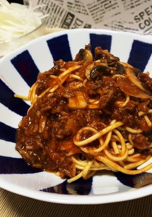 さがスパのミートソース-レシピのメイン写真