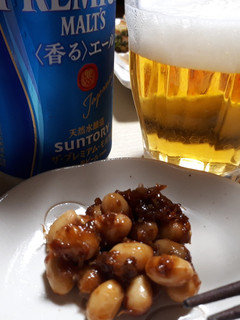 青ばんと蒸し大豆でおつまみ-レシピのメイン写真
