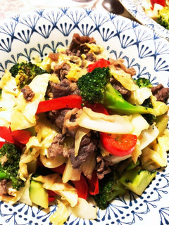 牛肉の野菜炒め-レシピのメイン写真