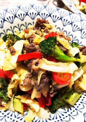 牛肉の野菜炒め-レシピのメイン写真