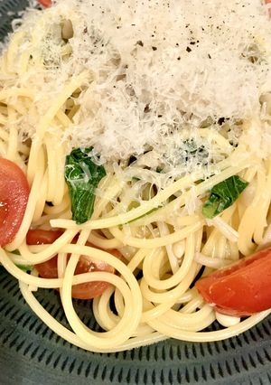 簡単彩りペペロンチーノ-レシピのメイン写真