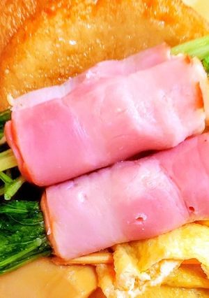 水菜のベーコン巻き 京風おでんに相性抜群-レシピのメイン写真