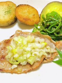 ネギ塩豚ロース・ネギ塩だれ・焼肉のたれ-レシピのメイン写真