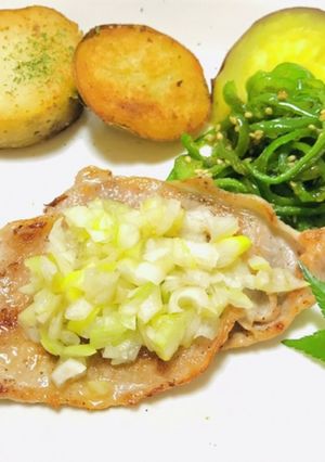ネギ塩豚ロース・ネギ塩だれ・焼肉のたれ-レシピのメイン写真