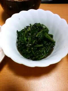 ほうれん草の黒ゴマ和え-レシピのメイン写真