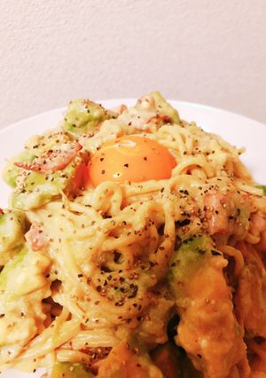 アボカドの豆乳パスタ-レシピのメイン写真