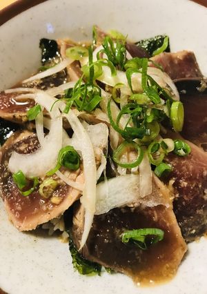 カツオのたたき丼●めんつゆ＆しょう油タレ-レシピのメイン写真