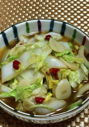 白菜のガーリック炒め煮-レシピのメイン写真