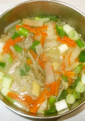 粕汁♪豚と根菜の酒かす汁♪簡単基本-レシピのメイン写真