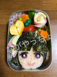 栗花落カナヲ 幼稚園 弁当 鬼滅の刃-レシピのメイン写真