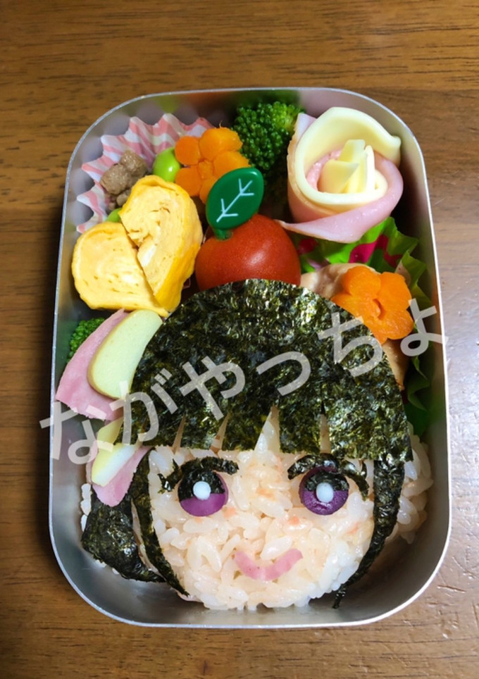 栗花落カナヲ 幼稚園 弁当 鬼滅の刃-レシピのメイン写真