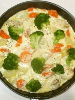豆乳クリーム煮♪簡単鶏肉で-レシピのメイン写真