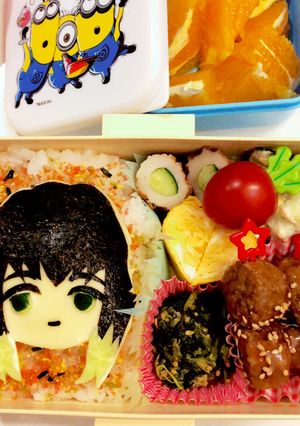 鬼滅の刃キャラ弁　♡ 無一郎-レシピのメイン写真