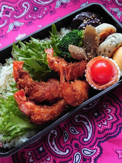 2020/10/23 エビフライ弁当-レシピのメイン写真