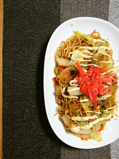 ヨウサマの減塩時短レシピ焼きそば-レシピのメイン写真
