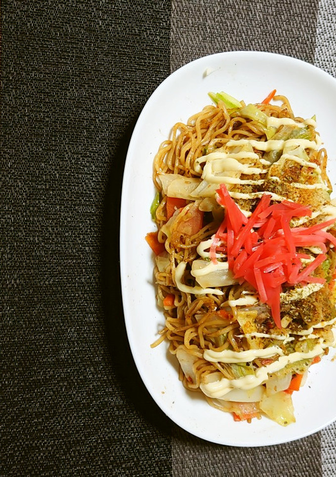 ヨウサマの減塩時短レシピ焼きそば-レシピのメイン写真