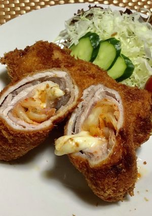 豚キムチーズカツ-レシピのメイン写真