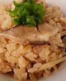 乾燥しいたけの炊き込みご飯（水戻し不要）