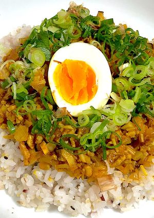 簡単！減塩！きのこの和風キーマカレー-レシピのメイン写真