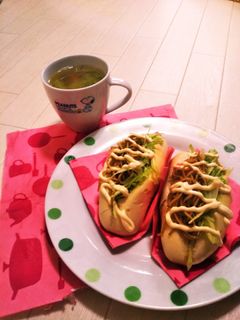 カレー風味の焼きそばパン-レシピのメイン写真